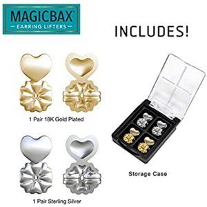 MagicBax 2 Pairs of Earring Lifters